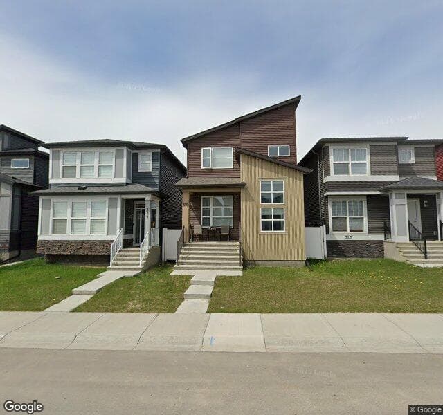 Street view of 330 Belmont Heath SW, Calgary