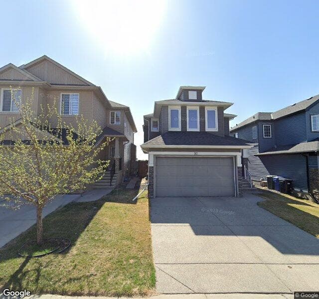Street view of 97 Evansdale Landing NW, Calgary