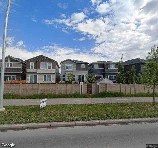 Street view of 68 Savanna Lane NE, Calgary