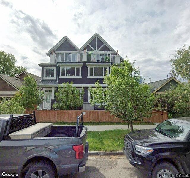 Street view of 1-645 3 Avenue NW, Calgary