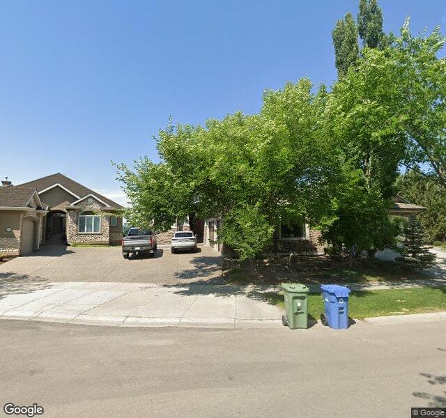 Street view of 122 Mount Douglas Close SE, Calgary