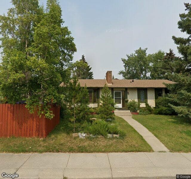 Street view of 6604 54 Avenue NW, Calgary
