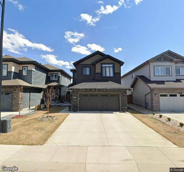 Street view of 1511 158 Street SW, Edmonton