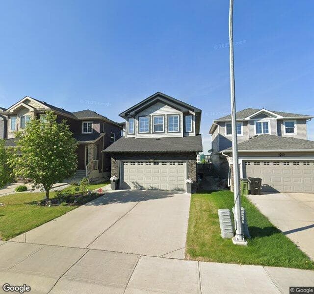 Street view of 1215 152 Avenue NW, Edmonton