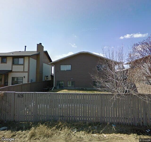 Street view of 103 Hawkwood Crescent NW, Calgary