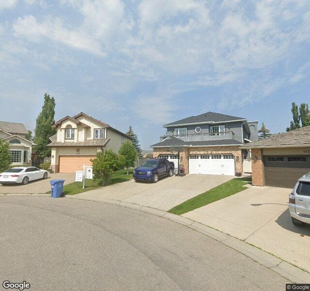 Street view of 420 Woodbriar Place SW, Calgary
