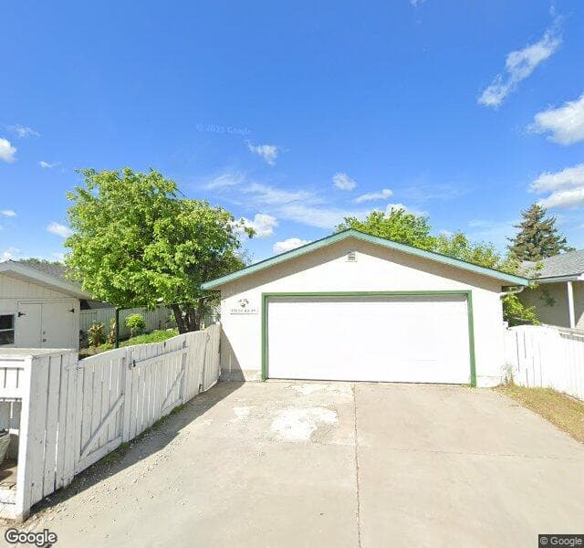 Street view of 15007 83 Street NW, Edmonton