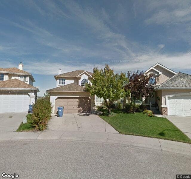 Street view of 42 Hidden Ridge Close NW, Calgary