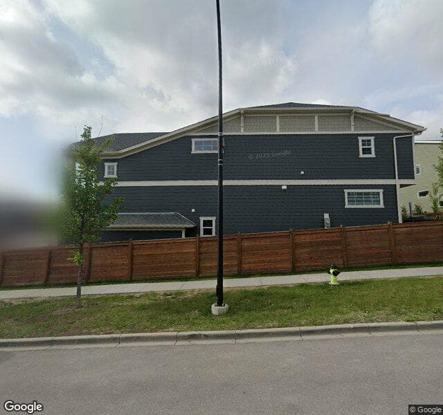 Street view of 25 Sage Bluff Mews NW, Calgary