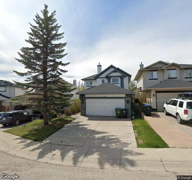 Street view of 91 Tuscany Hills Park NW, Calgary