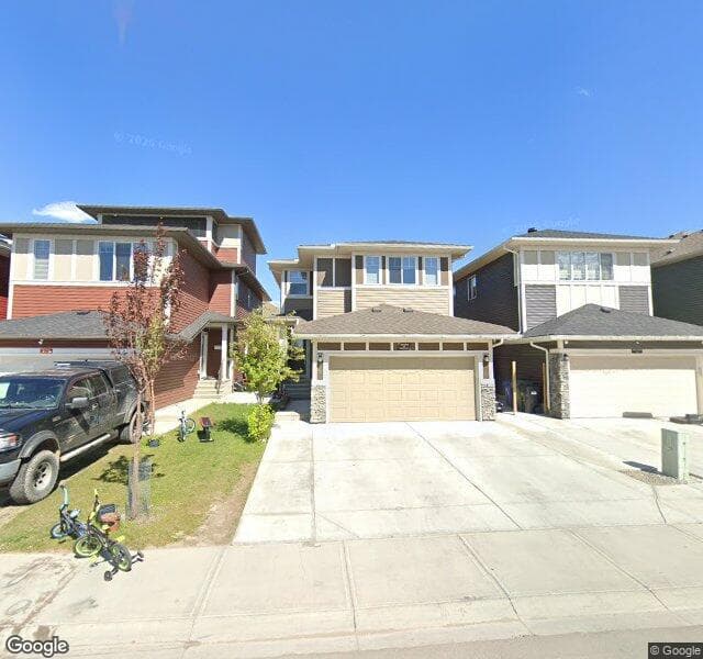 Street view of 48 Saddlestone Grove NE, Calgary