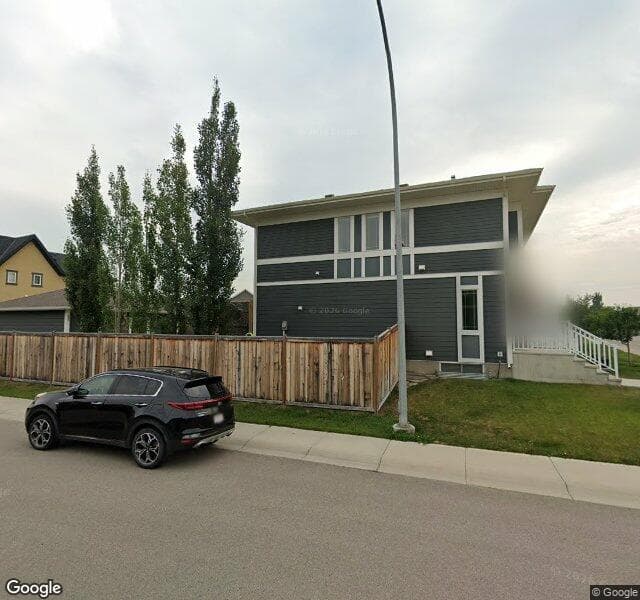 Street view of 411 Mahogany Boulevard SE, Calgary