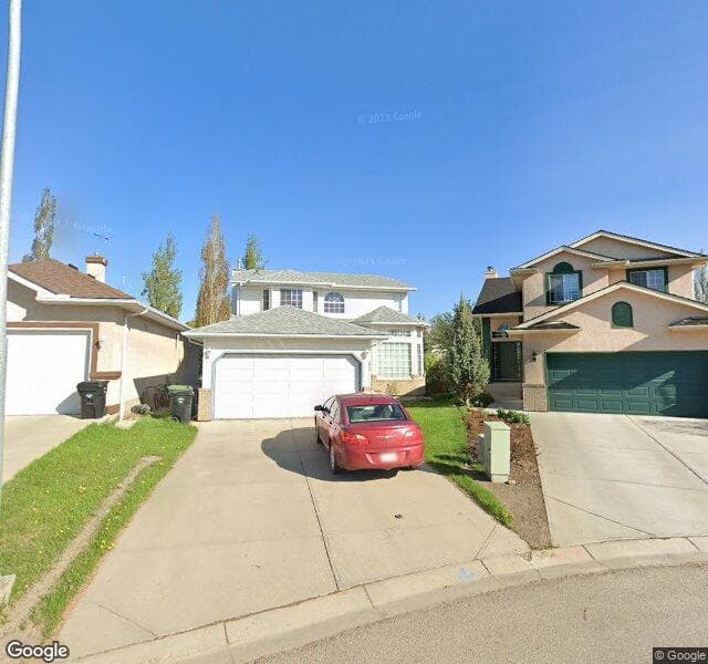 Street view of 82 Hidden Valley Crescent NW, Calgary