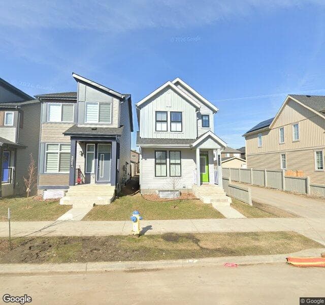 Street view of 17268 2 Street NW, Edmonton