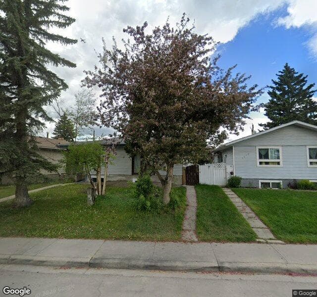 Street view of 4008 Marbank Drive NE, Calgary
