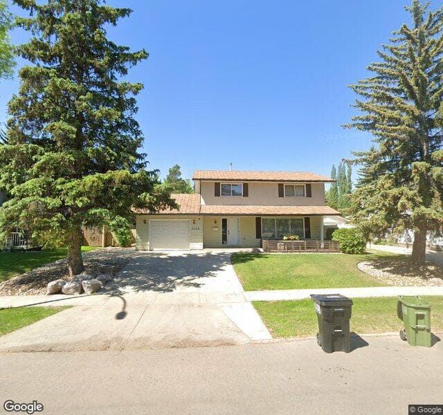 Street view of 7402 156 Street NW, Edmonton