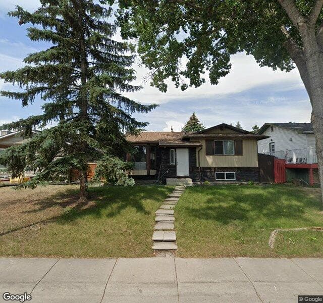 Street view of 335 Whiteside Road NE, Calgary