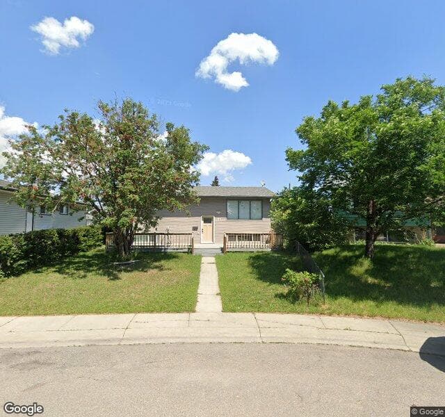 Street view of 83 Penmeadows Place SE, Calgary