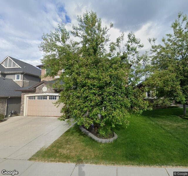 Street view of 112 Aspenshire Drive SW, Calgary
