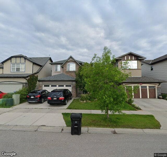 Street view of 219 New Brighton Drive SE, Calgary