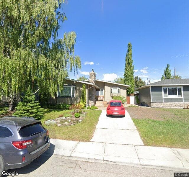 Street view of 96 Brown Crescent NW, Calgary