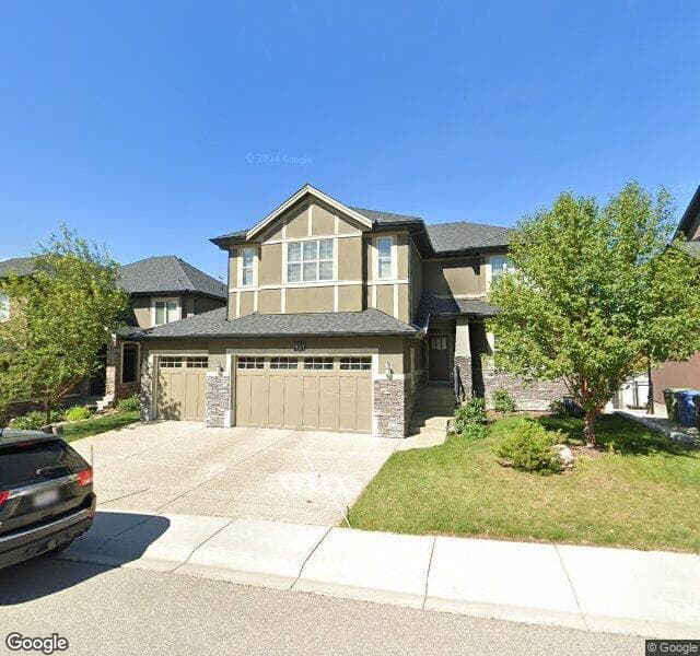 Street view of 513 Aspen Glen Place SW, Calgary
