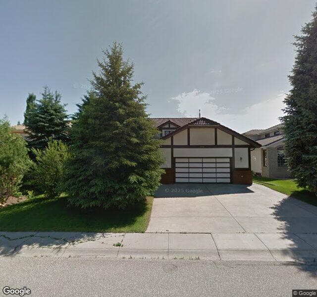 Street view of 108 Woodhaven Crescent SW, Calgary