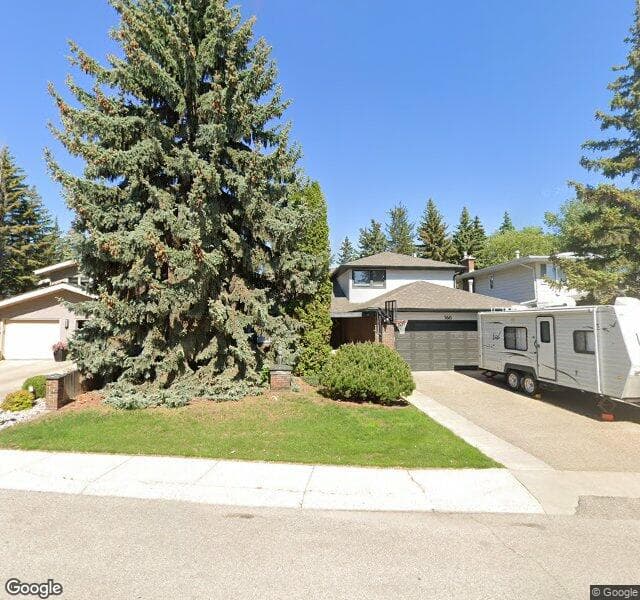 Street view of 166 Wolf Willow Crescent NW, Edmonton