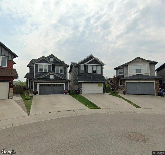Street view of 111 Chaparral Valley Way SE, Calgary