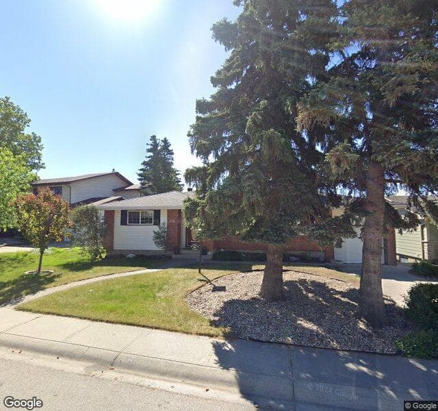 Street view of 1216 Hunterburn Crescent NW, Calgary