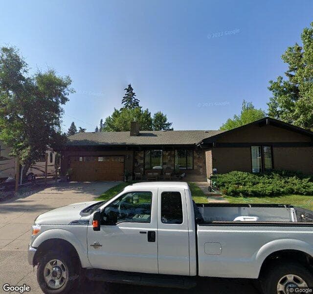 Street view of 87 Lake Linnet Close SE, Calgary
