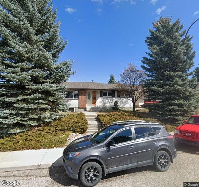 Street view of 44 Deermont Way SE, Calgary