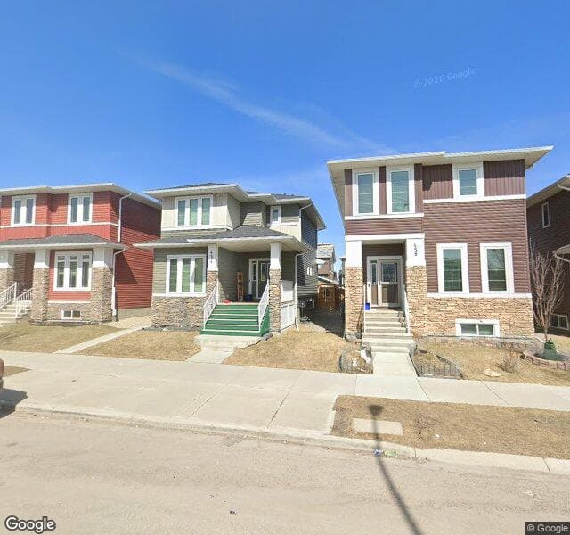 Street view of 454 Redstone Drive NE, Calgary