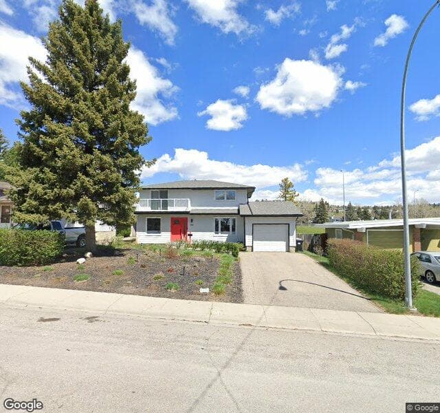 Street view of 480 Dalmeny Hill NW, Calgary