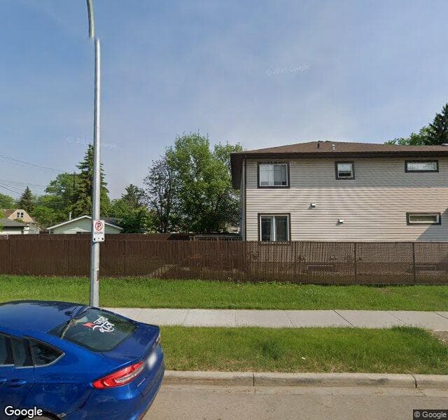 Street view of 12202 102 Street NW, Edmonton