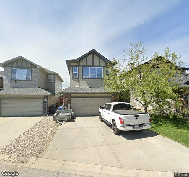 Street view of 113 Tuscany Reserve Rise NW, Calgary
