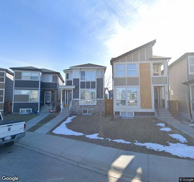 Street view of 384 Cornerstone Passage NE, Calgary