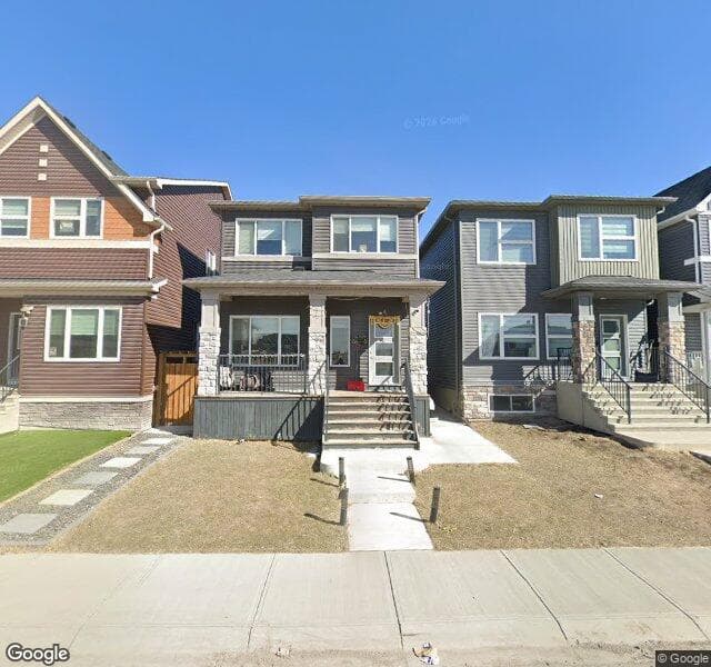 Street view of 52 Corner Meadows Park NE, Calgary