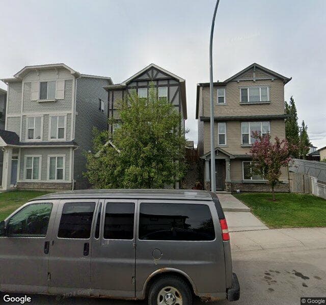 Street view of 212 New Brighton Grove SE, Calgary