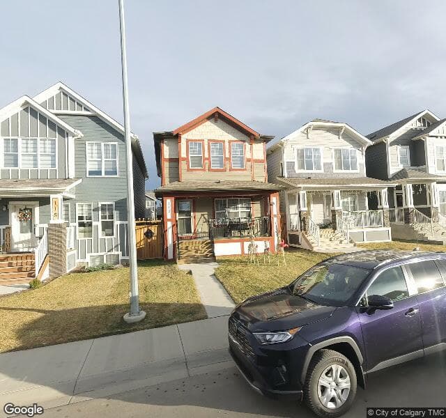 Street view of 119 Magnolia Square SE, Calgary