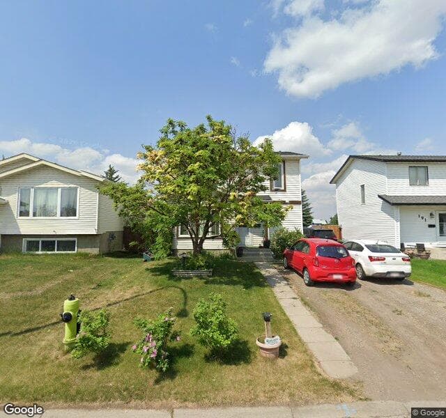 Street view of 187 Castlebrook Road NE, Calgary