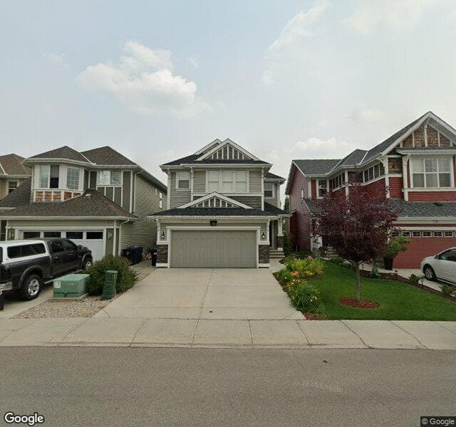 Street view of 74 Auburn Springs Close SE, Calgary