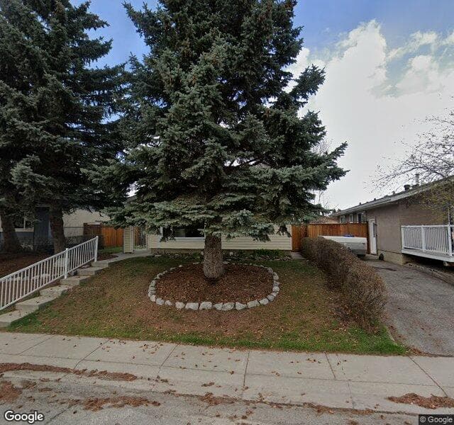 Street view of 6608 Malvern Road NE, Calgary