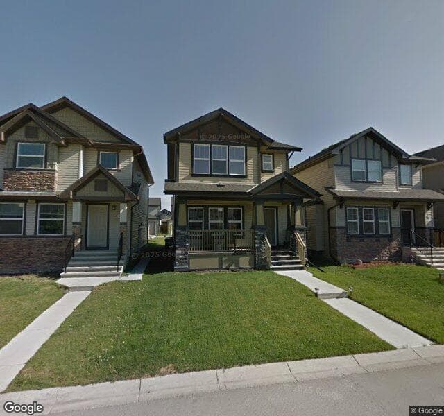 Street view of 52 Skyview Springs Road NE, Calgary
