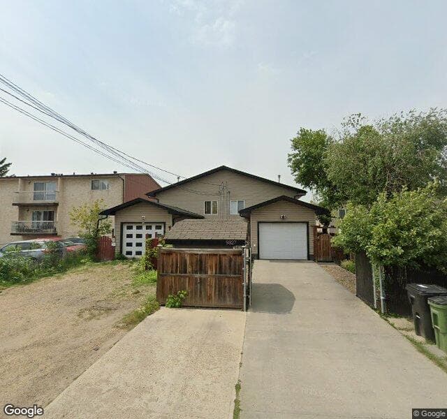 Street view of 9825 156 Street NW, Edmonton