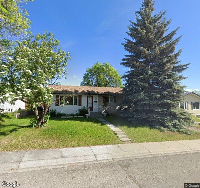 Street view of 704 71 Avenue NW, Calgary