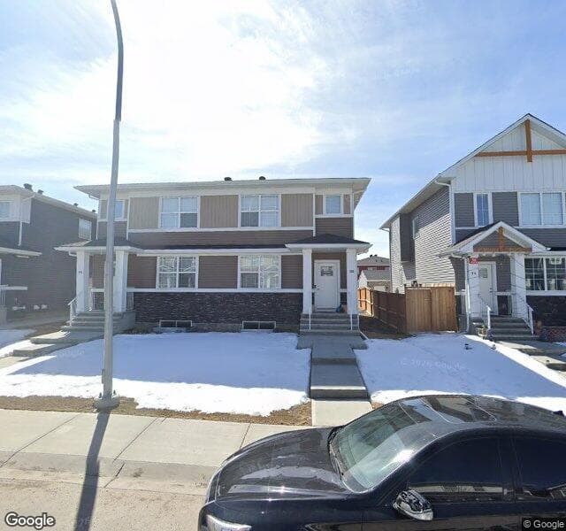 Street view of 100 Red Embers Place NE, Calgary