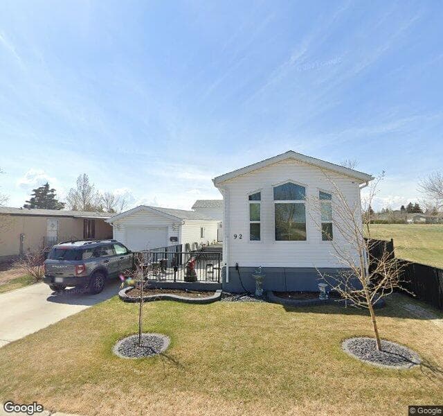 Street view of 92 Huntstrom Drive NE, Calgary