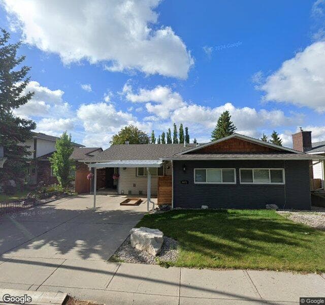 Street view of 6571 Silver Springs Crescent NW, Calgary