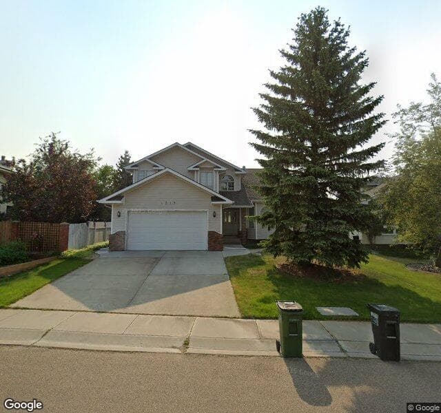 Street view of 4219 48 Street NW, Edmonton
